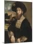 Portrait of a Man Wearing a Black Beret, c.1530-Dosso Dossi-Mounted Giclee Print