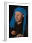 Portrait of a Man with a Blue Chaperon (Man with Rin)-Jan van Eyck-Framed Giclee Print