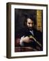 Portrait of a Man with a Book-Parmigianino-Framed Giclee Print