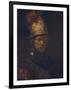 Portrait of a Man with a Golden Helmet, C. 1650-55-Rembrandt van Rijn-Framed Giclee Print