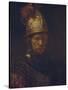 Portrait of a Man with a Golden Helmet, C. 1650-55-Rembrandt van Rijn-Stretched Canvas