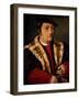 Portrait of a Man with a Pink, 16Th Century (Oil on Panel)-Ambrosius Benson-Framed Giclee Print