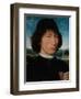 Portrait of a Man with a Roman Medal-Hans Memling-Framed Giclee Print