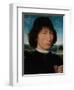 Portrait of a Man with a Roman Medal-Hans Memling-Framed Giclee Print