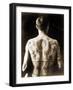 Portrait of a Man with an Elaborate Back-Piece Tattoo C.1910-null-Framed Photographic Print