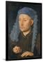 Portrait of a Man with Blue Headdress, C. 1430-Jan van Eyck-Framed Giclee Print