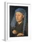 Portrait of a Man with Blue Headdress, C. 1430-Jan van Eyck-Framed Giclee Print