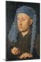 Portrait of a Man with Blue Headdress, C. 1430-Jan van Eyck-Mounted Giclee Print