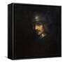 Portrait of a Man with Helmet, 17th Century-Ferdinand Bol-Framed Stretched Canvas