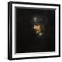 Portrait of a Man with Helmet, 17th Century-Ferdinand Bol-Framed Giclee Print