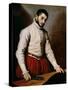 Portrait of a Man-Giovanni Battista Moroni-Stretched Canvas