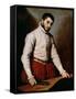 Portrait of a Man-Giovanni Battista Moroni-Framed Stretched Canvas