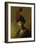 Portrait of a Man-Rembrandt van Rijn-Framed Art Print