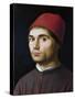 Portrait of a Man-Antonello da Messina-Stretched Canvas