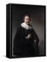 Portrait of a Man-Rembrandt van Rijn-Framed Stretched Canvas