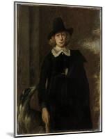 Portrait of a Man.-Thomas de Keyser-Mounted Art Print