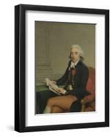 Portrait of a Man-Francois Andre Vincent-Framed Art Print