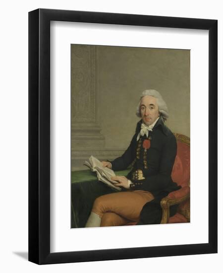 Portrait of a Man-Francois Andre Vincent-Framed Art Print