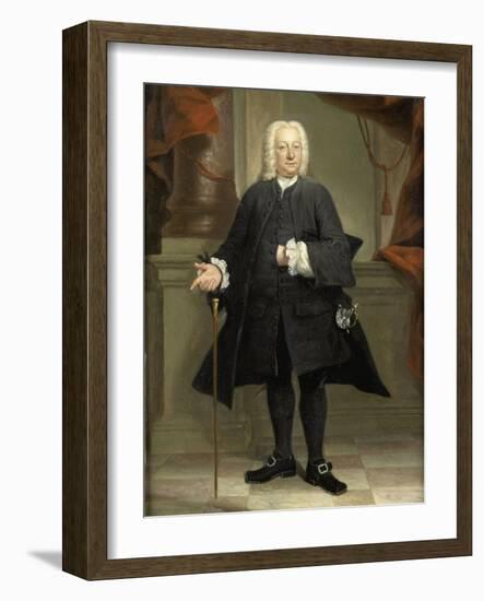 Portrait of a Man-Jan Maurits Quinkhard-Framed Art Print