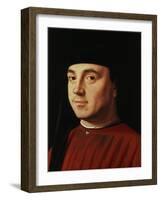 Portrait of a Man-Antonello da Messina-Framed Giclee Print