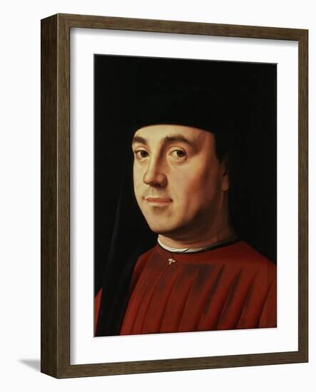 Portrait of a Man-Antonello da Messina-Framed Giclee Print