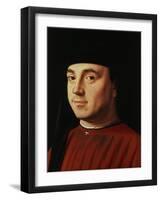 Portrait of a Man-Antonello da Messina-Framed Giclee Print