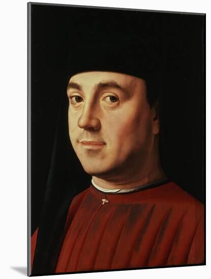 Portrait of a Man-Antonello da Messina-Mounted Giclee Print