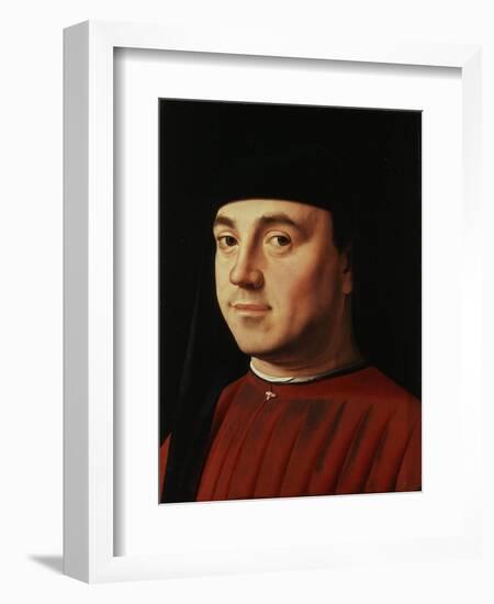 Portrait of a Man-Antonello da Messina-Framed Giclee Print