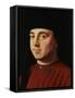 Portrait of a Man-Antonello da Messina-Framed Stretched Canvas