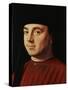 Portrait of a Man-Antonello da Messina-Stretched Canvas