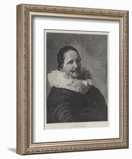 Portrait of a Man-Frans Hals-Framed Giclee Print