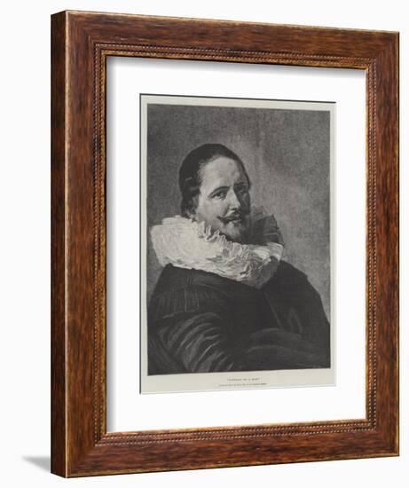 Portrait of a Man-Frans Hals-Framed Giclee Print