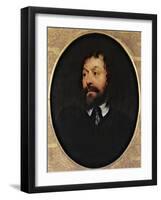 Portrait of a Man-William Dobson-Framed Giclee Print