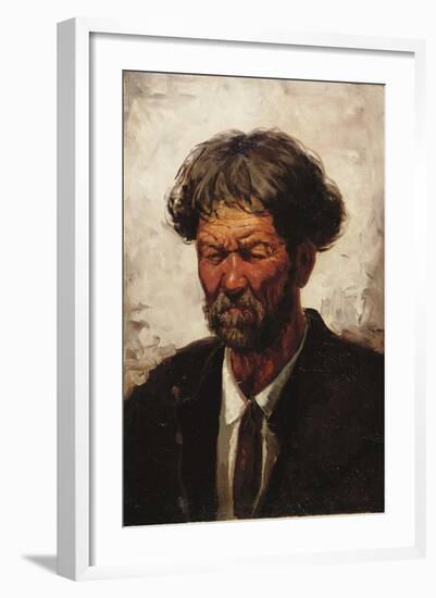 Portrait of a Man-Ilya Efimovich Repin-Framed Giclee Print