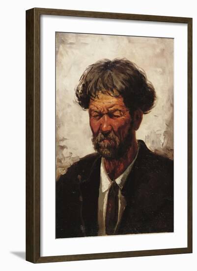 Portrait of a Man-Ilya Efimovich Repin-Framed Giclee Print