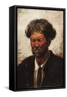 Portrait of a Man-Ilya Efimovich Repin-Framed Stretched Canvas