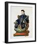 Portrait of a mandarin, China, 19th century-Unknown-Framed Giclee Print