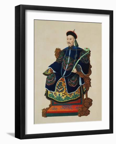 Portrait of a Mandarin-null-Framed Giclee Print