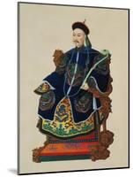 Portrait of a Mandarin-null-Mounted Giclee Print