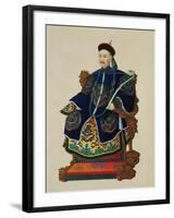 Portrait of a Mandarin-null-Framed Giclee Print