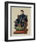 Portrait of a Mandarin-null-Framed Premium Giclee Print
