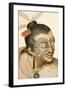 Portrait of a Maori Chief with Full Facial Moko, 1769-Sydney Parkinson-Framed Giclee Print