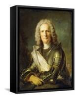 Portrait of a Marechal De France, Probably Chretien-Louis De Montmorency-Luxembourg-Jean-Marc Nattier-Framed Stretched Canvas