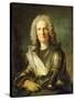 Portrait of a Marechal De France, Probably Chretien-Louis De Montmorency-Luxembourg-Jean-Marc Nattier-Stretched Canvas