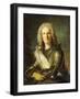 Portrait of a Marechal De France, Probably Chretien-Louis De Montmorency-Luxembourg-Jean-Marc Nattier-Framed Giclee Print