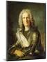 Portrait of a Marechal De France, Probably Chretien-Louis De Montmorency-Luxembourg-Jean-Marc Nattier-Mounted Giclee Print
