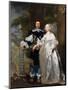 Portrait of a Married Couple in the Park, 1662-Gonzales Coques-Mounted Giclee Print