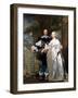 Portrait of a Married Couple in the Park-Gonzalez Coques-Framed Giclee Print