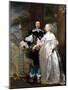 Portrait of a Married Couple in the Park-Gonzalez Coques-Mounted Giclee Print