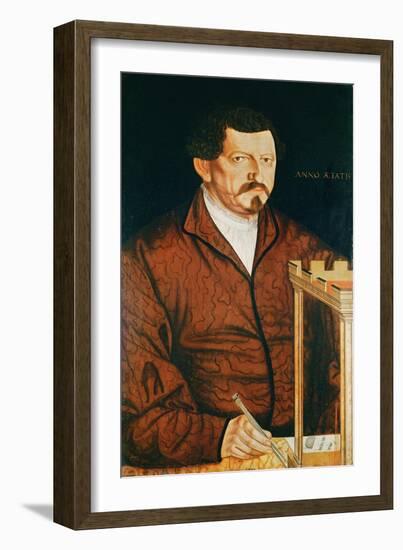 Portrait of a Medallion Maker-Jost Amman-Framed Giclee Print